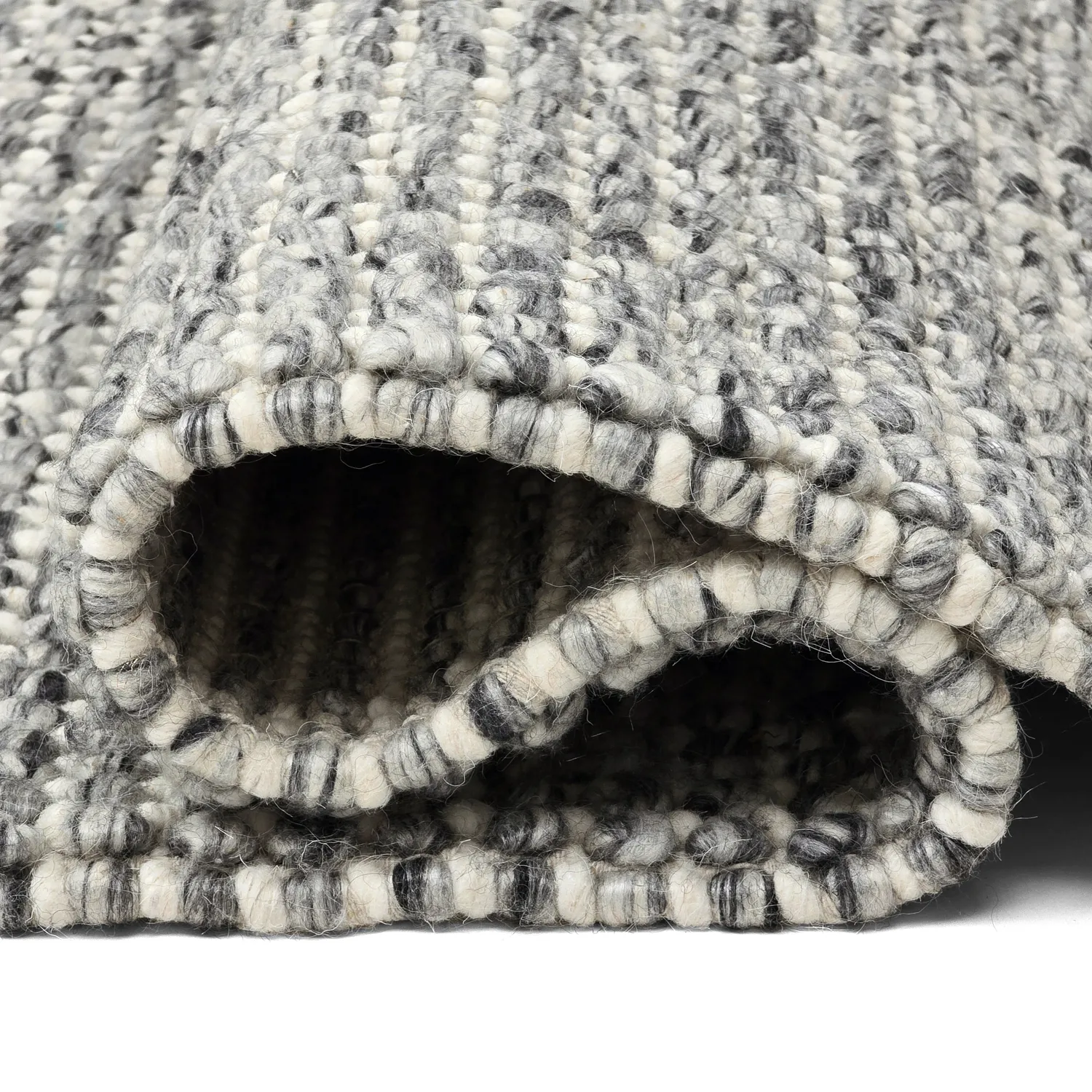 Wool rug - Mesra (grey/white)