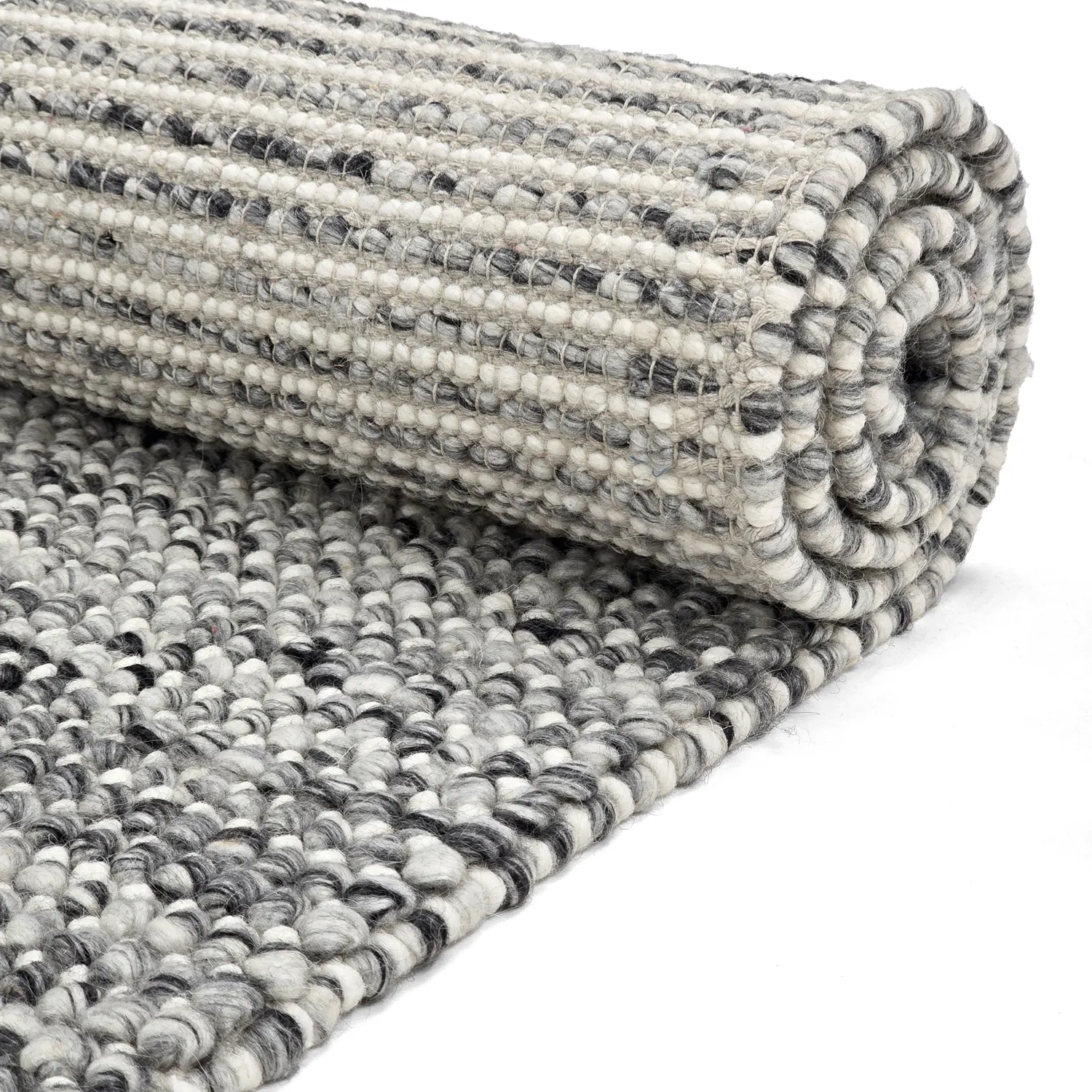 Wool rug - Mesra (grey/white)