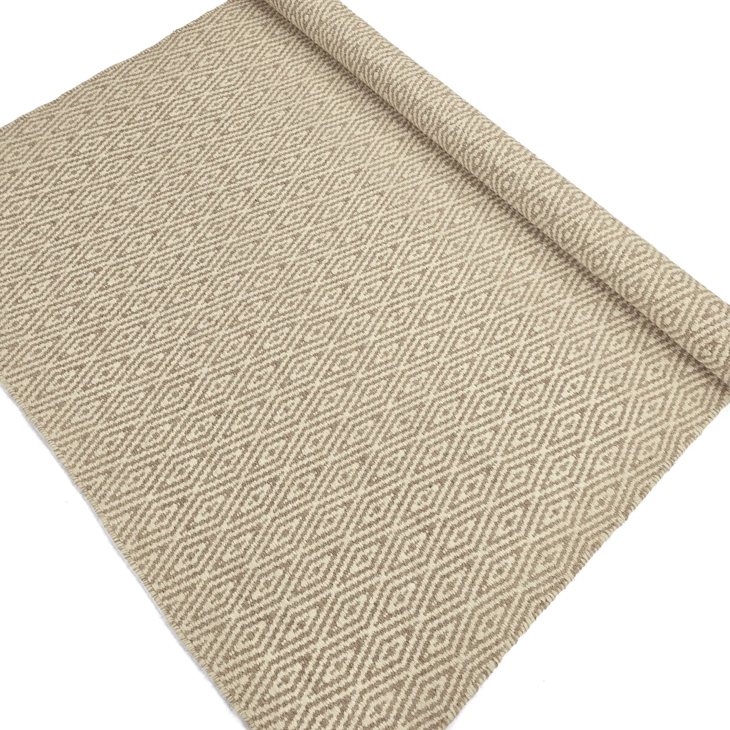 Wool rug - Monastir (beige/white)
