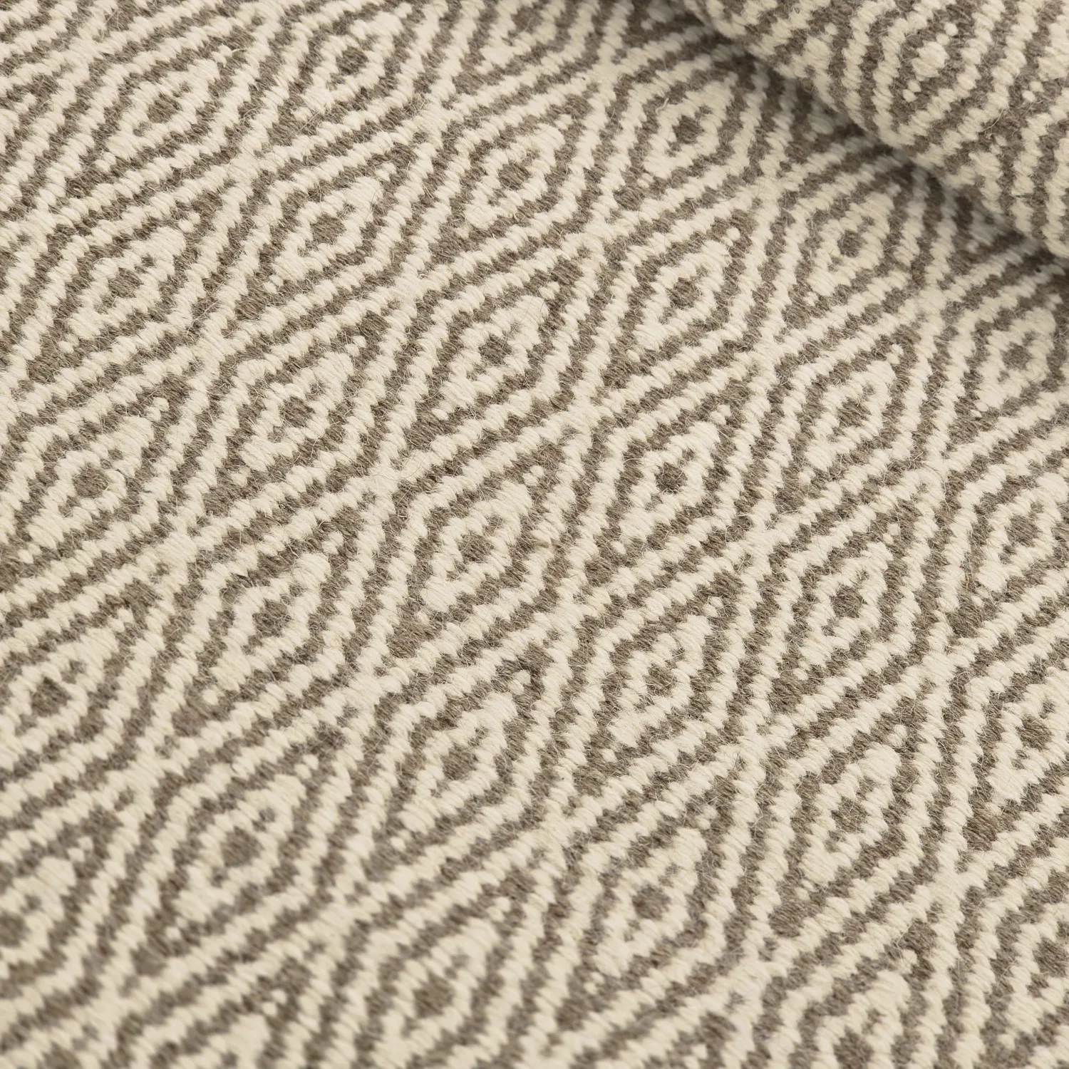 Wool rug - Monastir (brown/white)