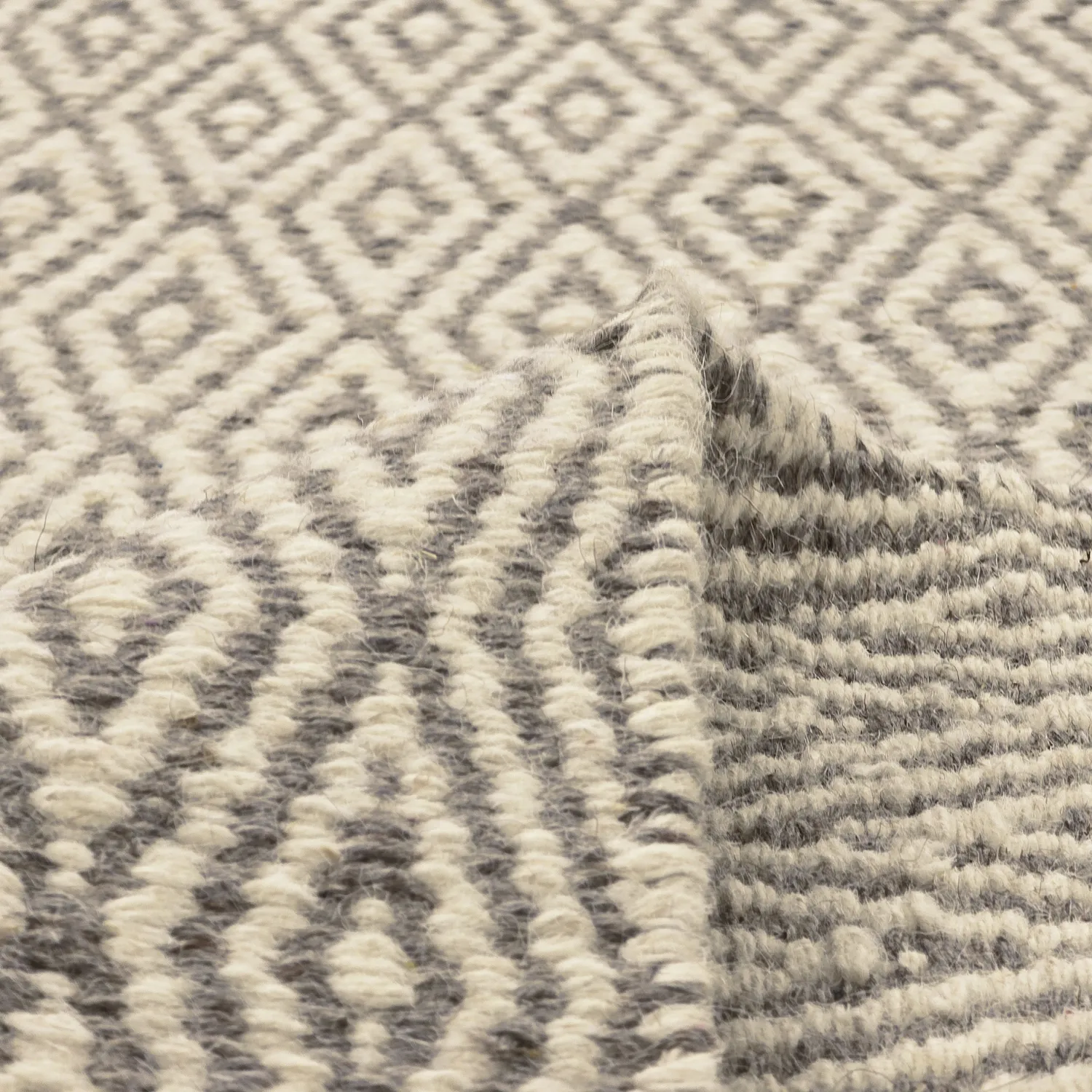 Wool rug - Monastir (grey/white)