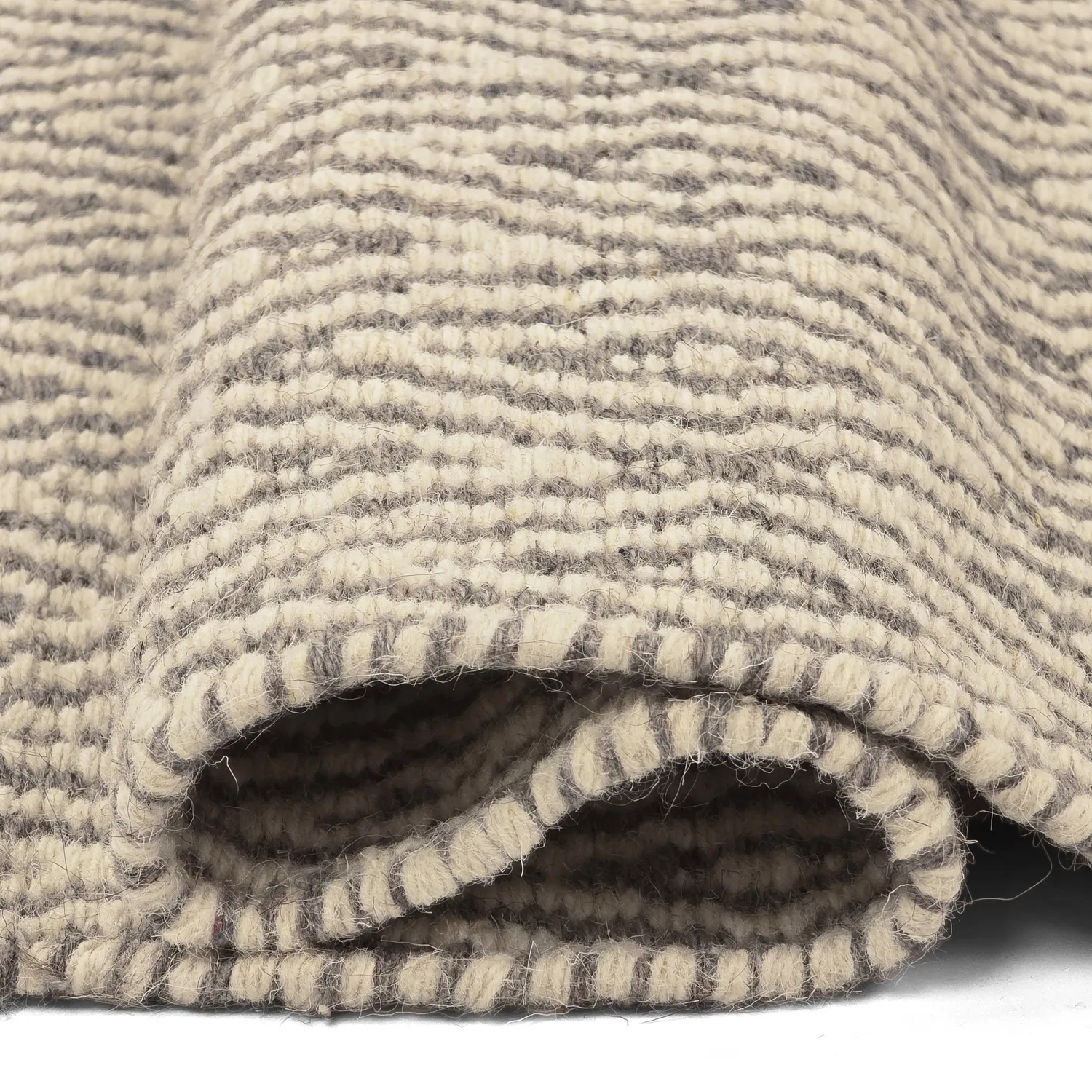 Wool rug - Monastir (grey/white)