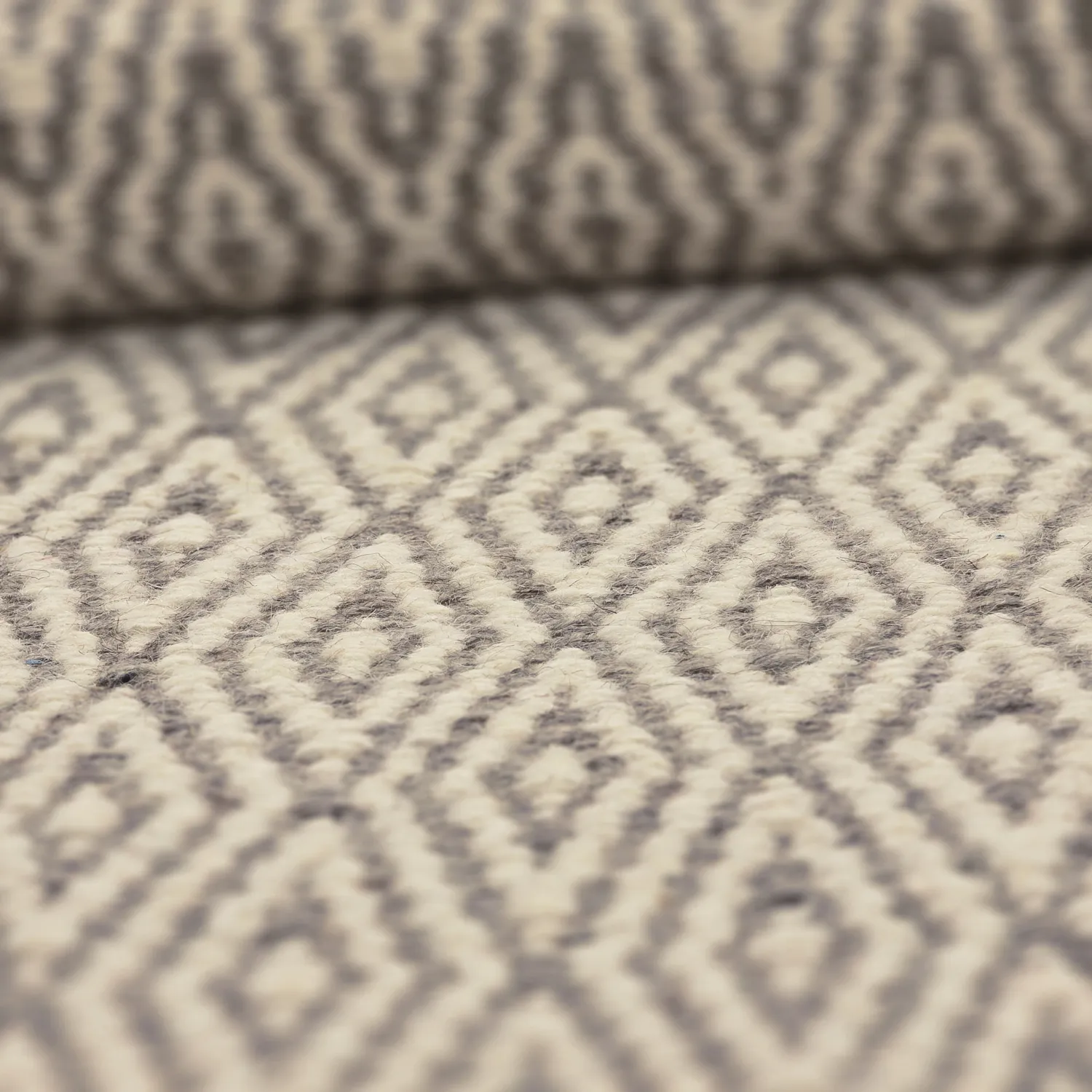 Wool rug - Monastir (grey/white)