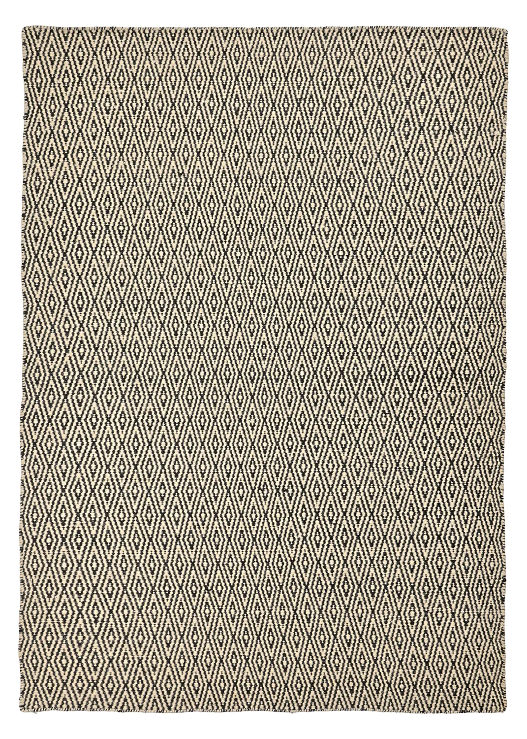 Wool rug - Monastir (black/white)