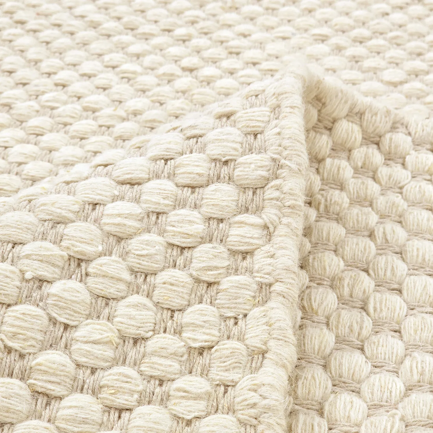 Wool rug - Ovelia (beige/white)