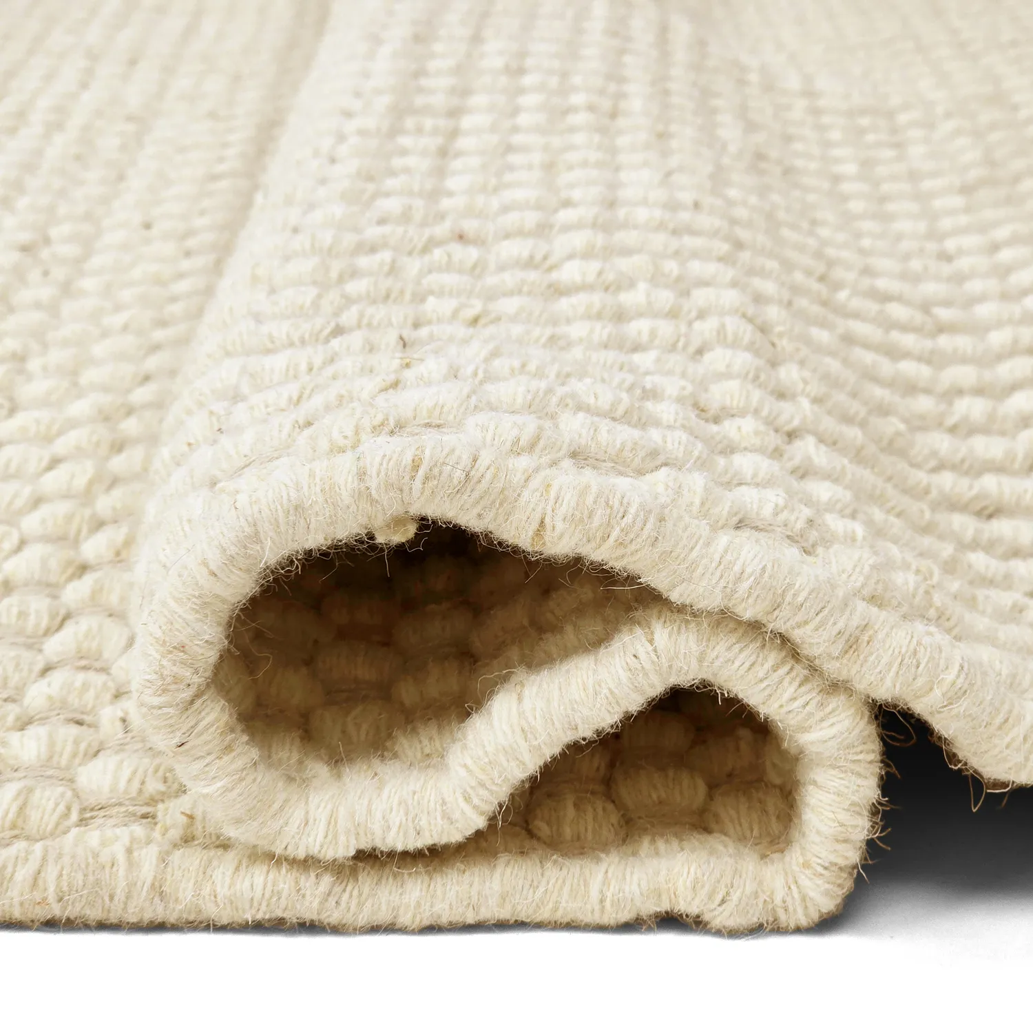 Wool rug - Ovelia (beige/white)