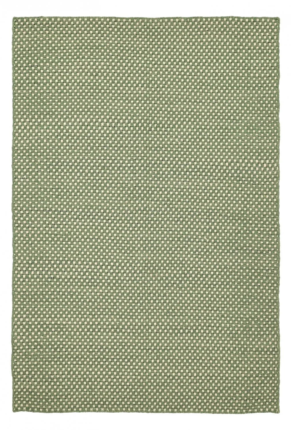 Wool rug - Ovelia (green/white)