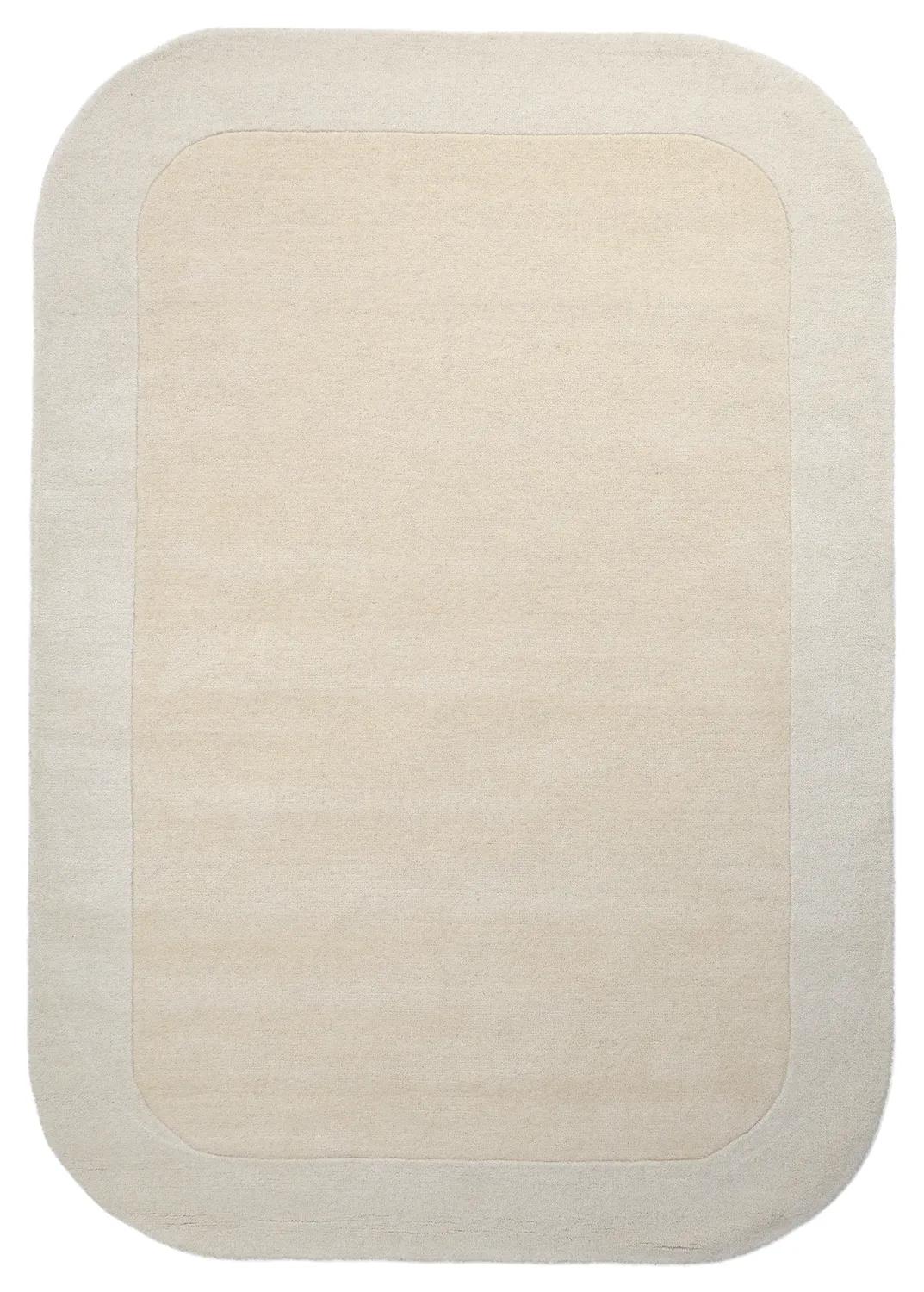 Wool rug - Puri Hand Tufted Wool Premium (cream/white)