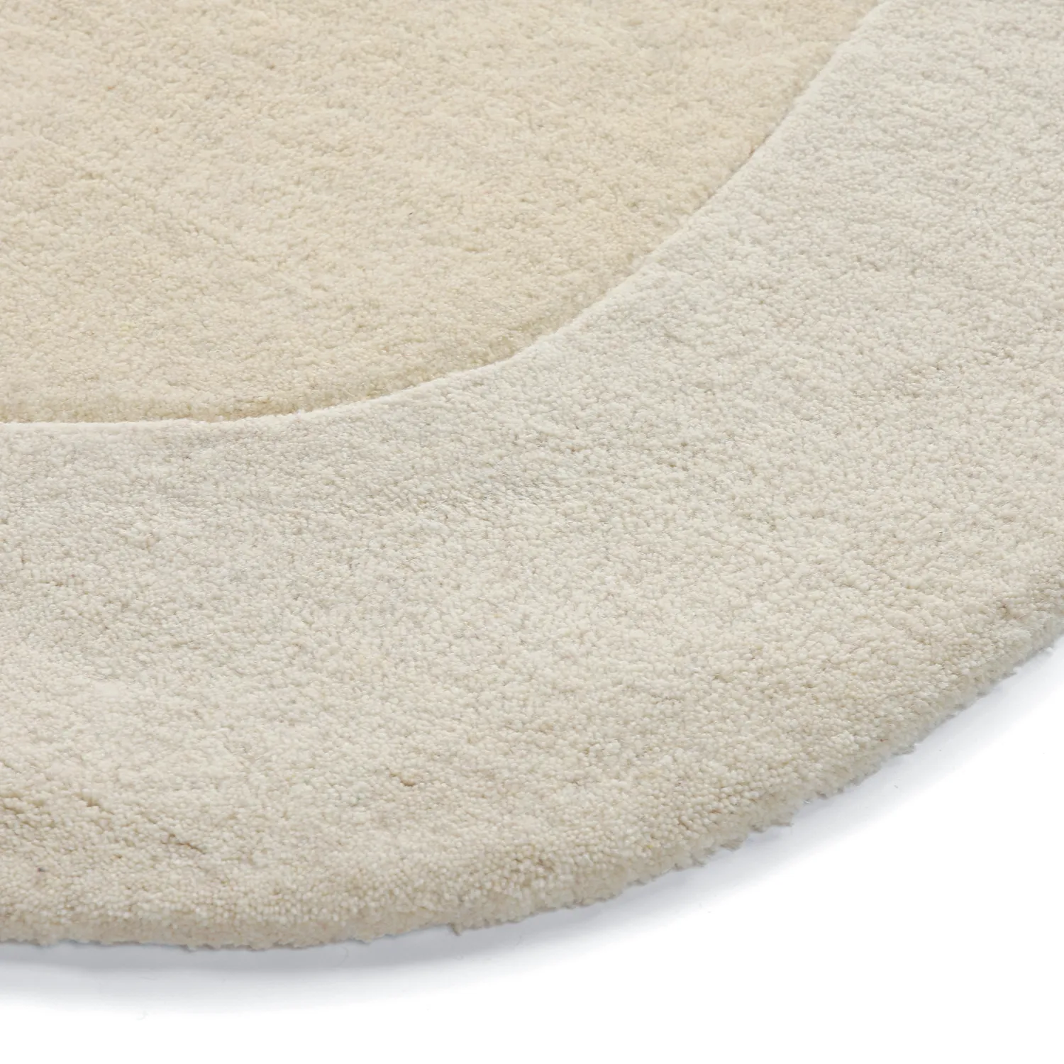 Wool rug - Puri Hand Tufted Wool Premium (cream/white)