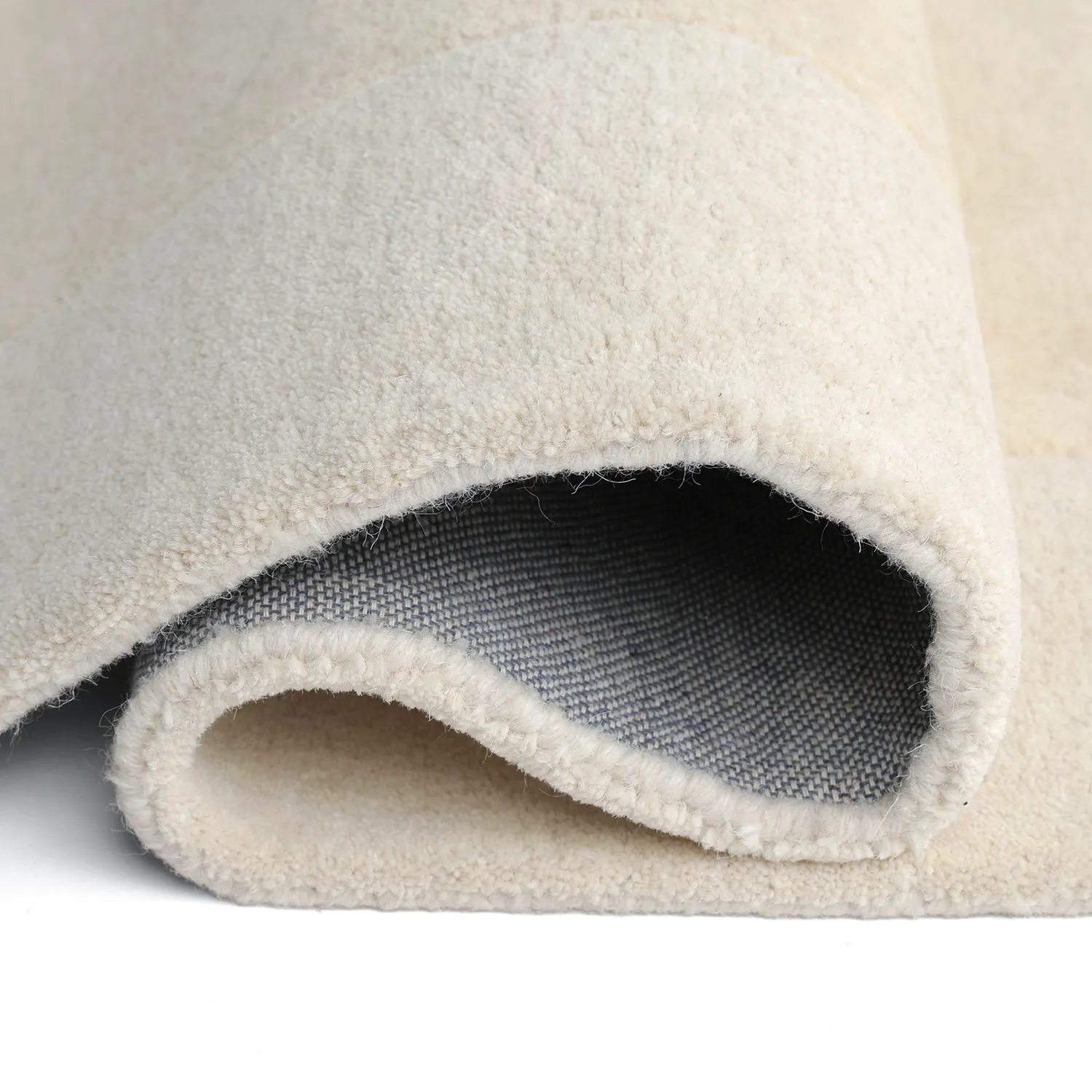 Wool rug - Puri Hand Tufted Wool Premium (cream/white)