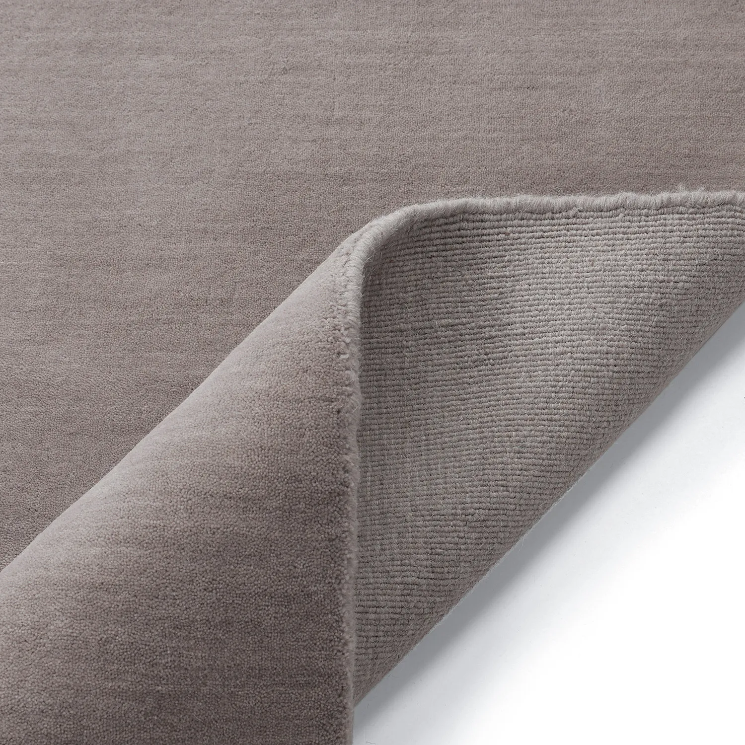 Wool rug - Rozel Handloom Wool Premium (light taupe)