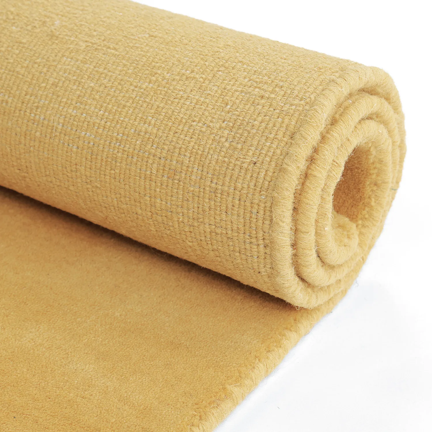 Wool rug - Rozel Handloom Wool Premium (ochre)