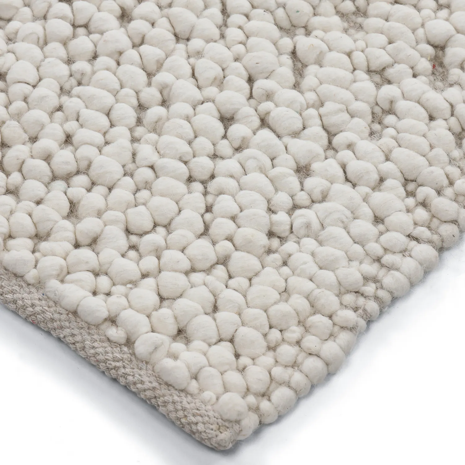 Wool rug - Sala Irregular Wool Bubble (cream)