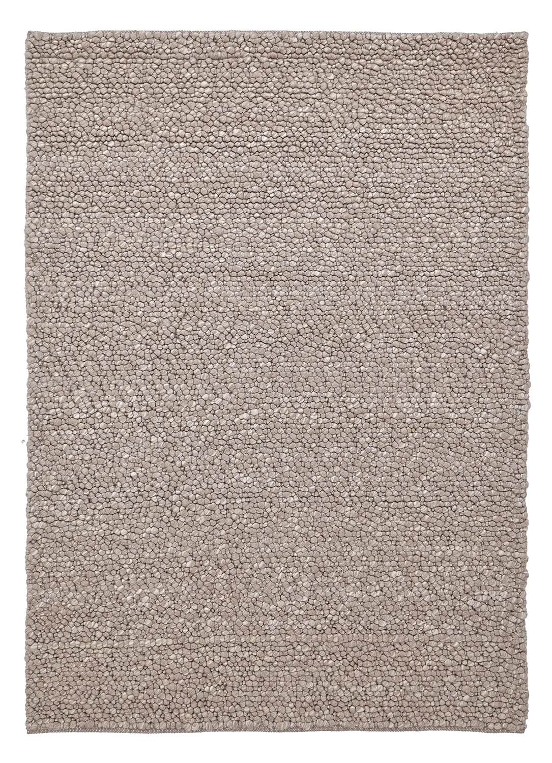 Wool rug - Sala Irregular Wool Bubble (taupe/white melange)