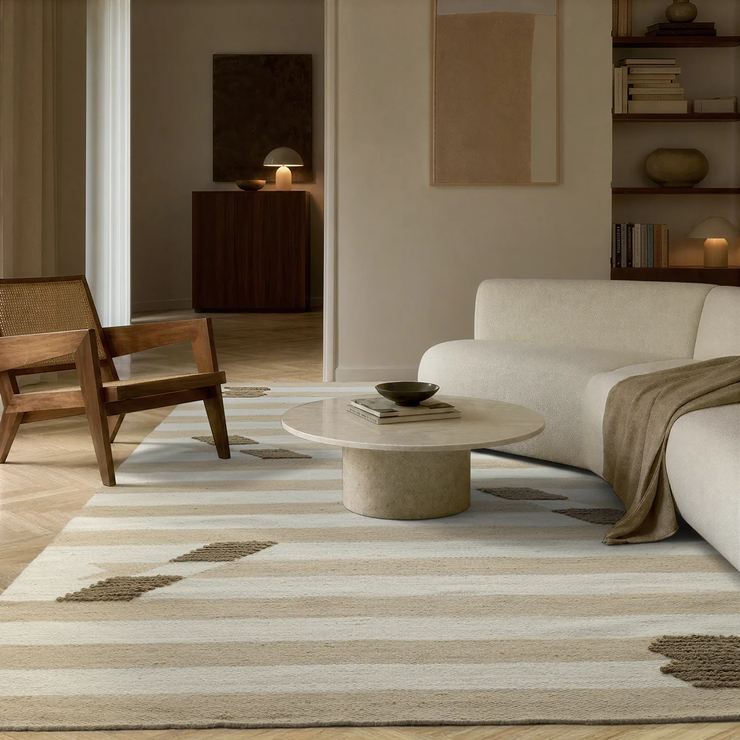 Wool rug - Serpa (cream)