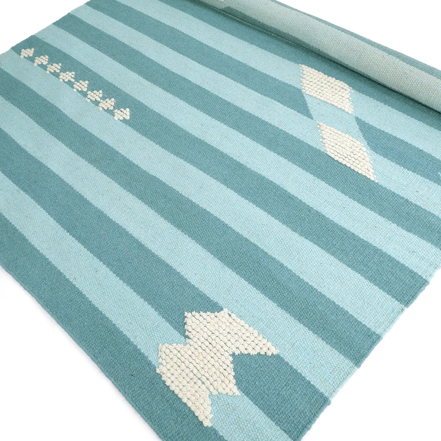 Wool rug - Serpa (light blue)