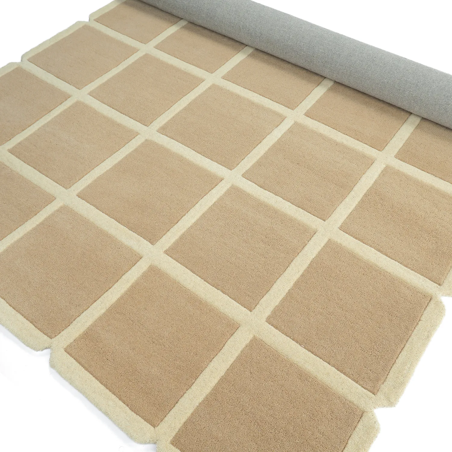 Wool rug - Syl Hand Tufted Wool Premium (beige/cream)