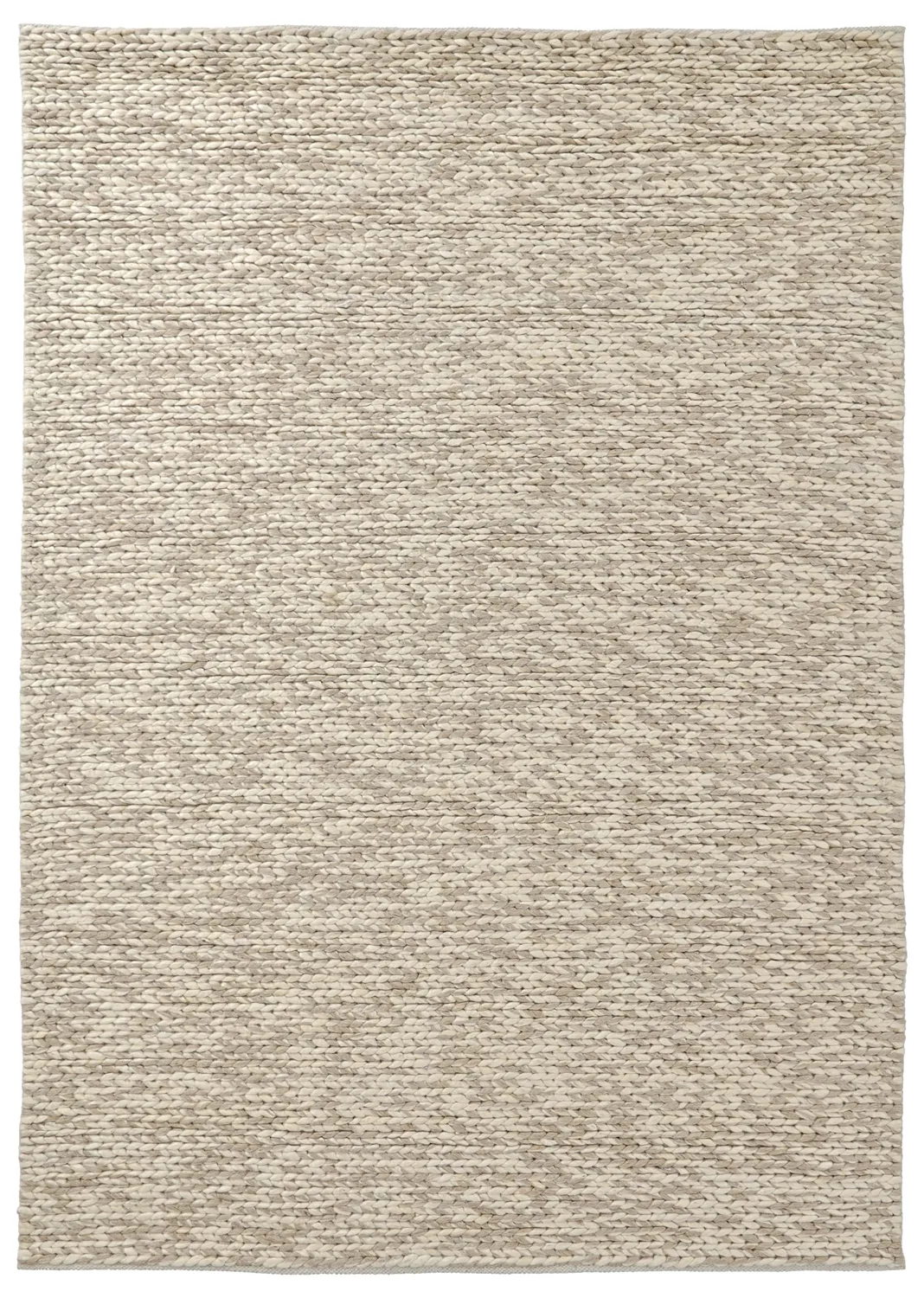 Wool rug - Talvia Braided Wool (nature)