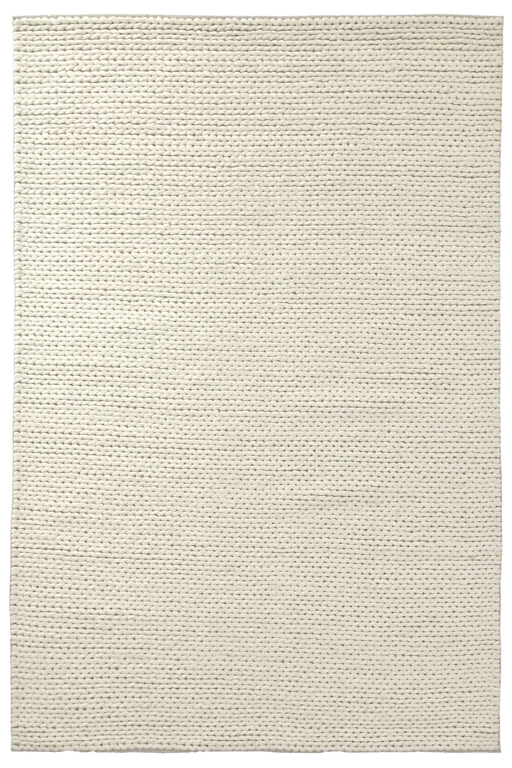 Wool rug - Talvia Braided Wool (off-white)