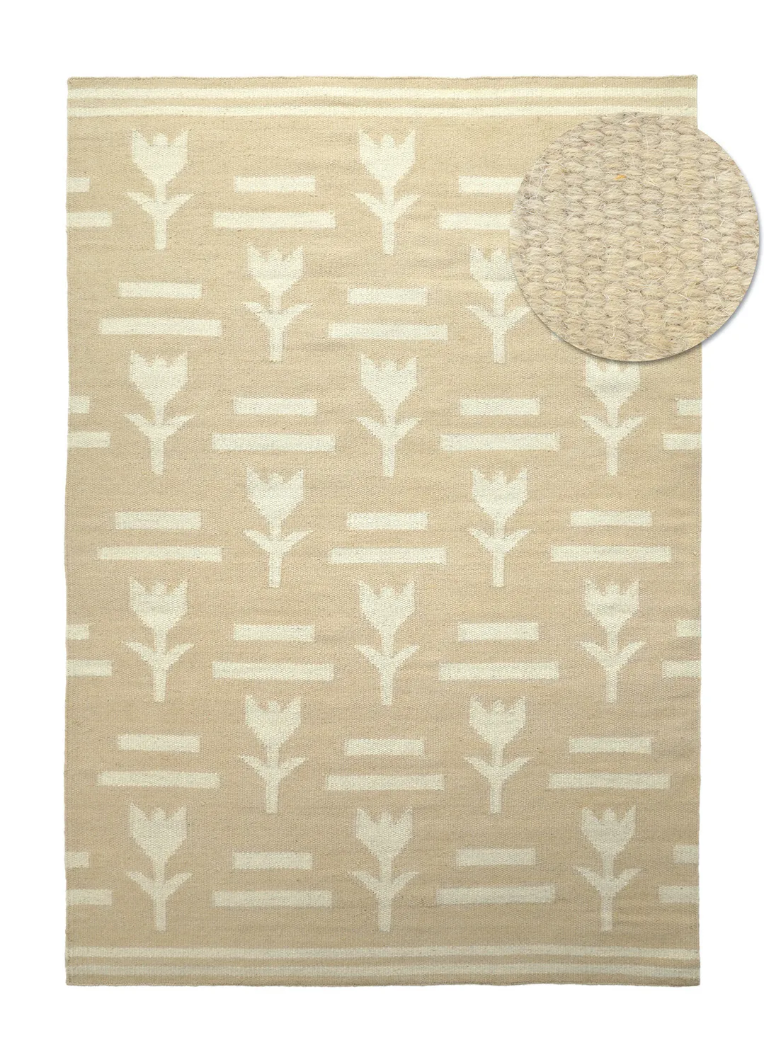 Wool rug - Tomar (beige/cream)