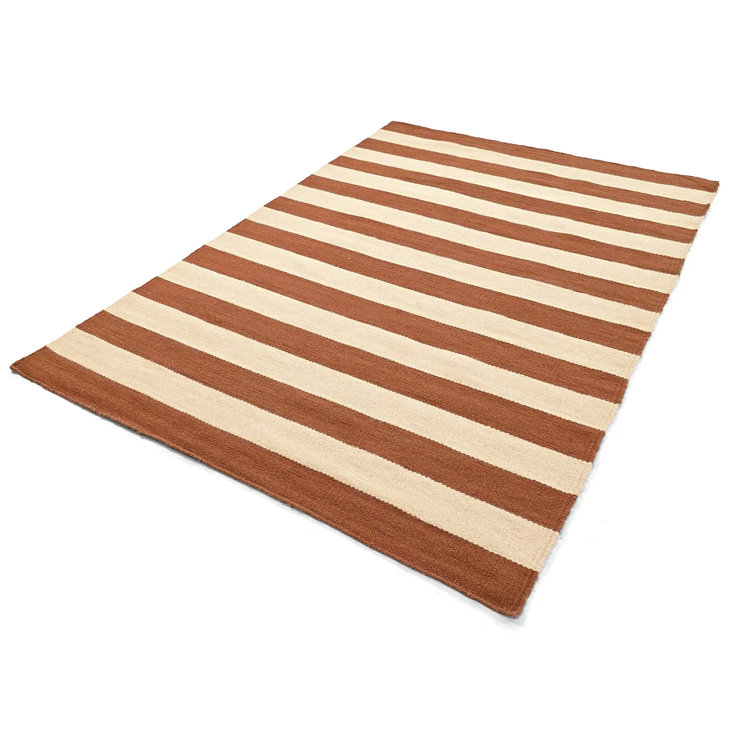 Wool rug - Torquay (cinnamon/white)