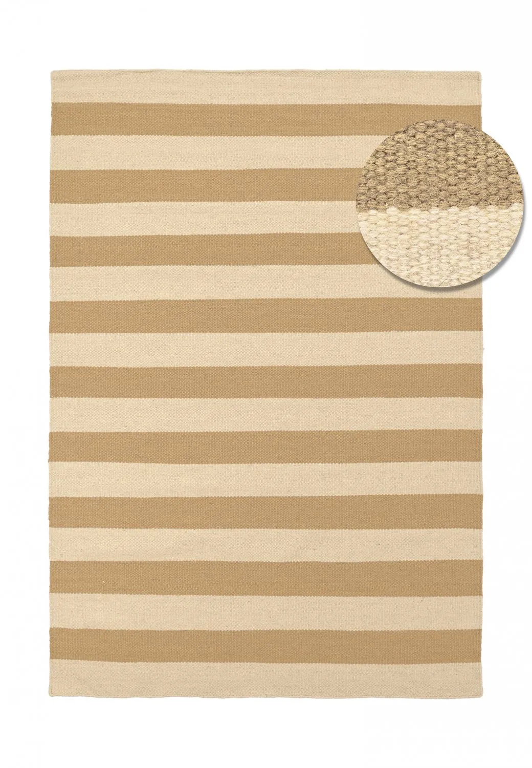 Wool rug - Torquay (white/beige)