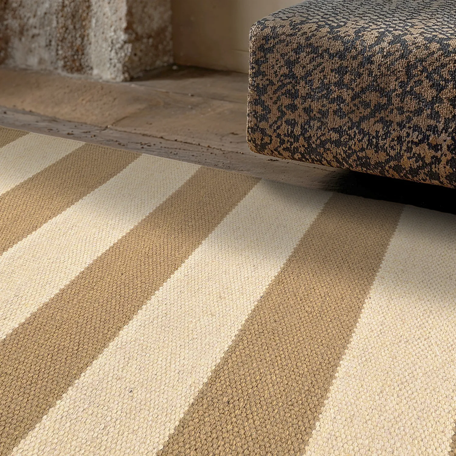 Wool rug - Torquay (white/beige)