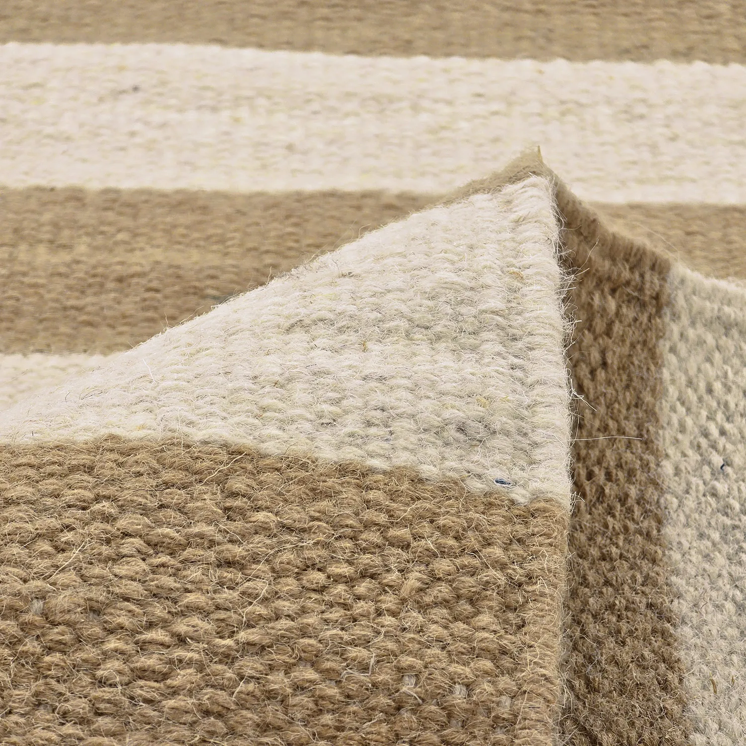 Wool rug - Torquay (white/beige)