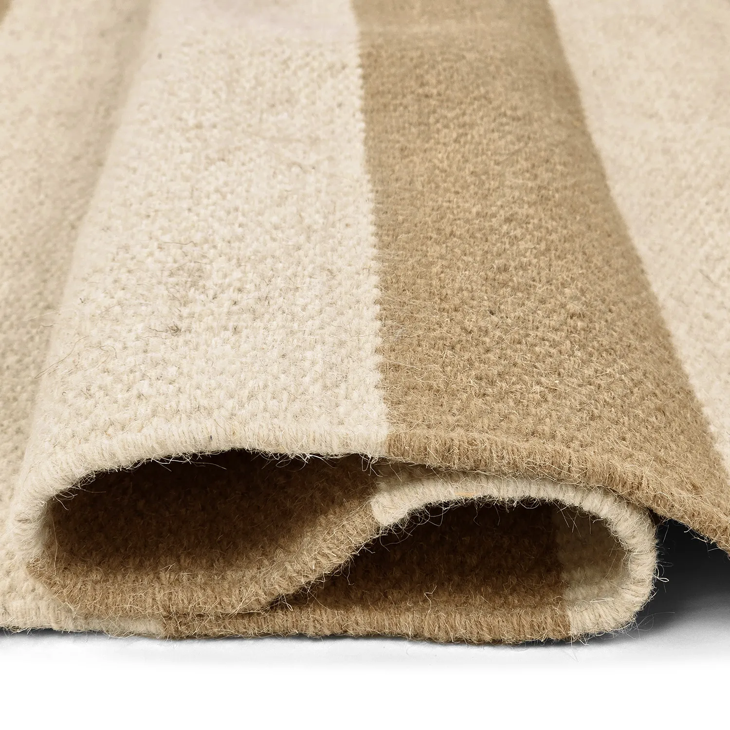Wool rug - Torquay (white/beige)