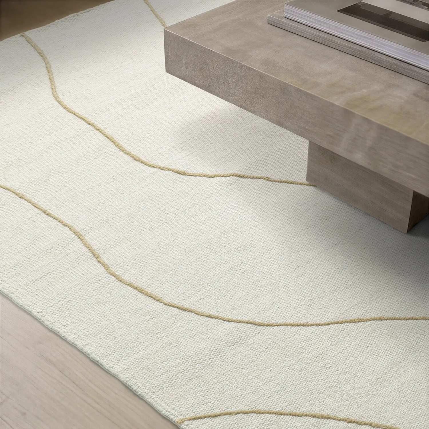 Wool rug - Viseu (cream)