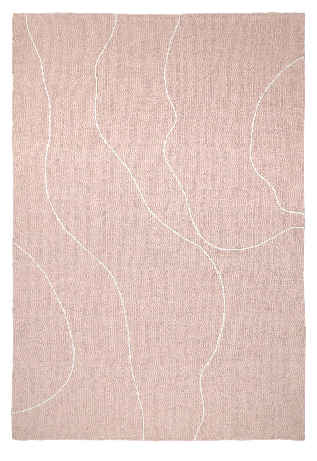 Wool rug - Viseu (dusty pink)