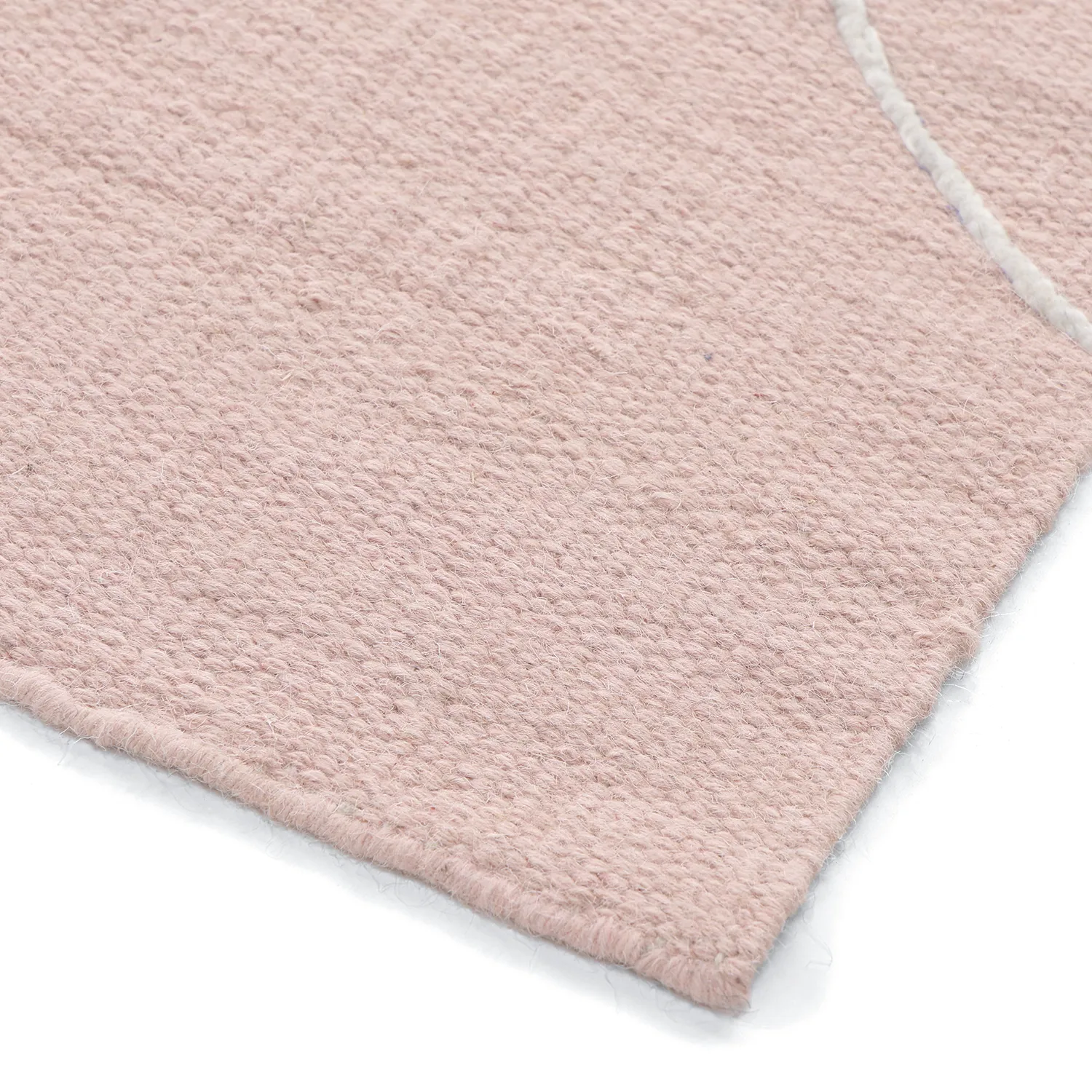 Wool rug - Viseu (dusty pink)