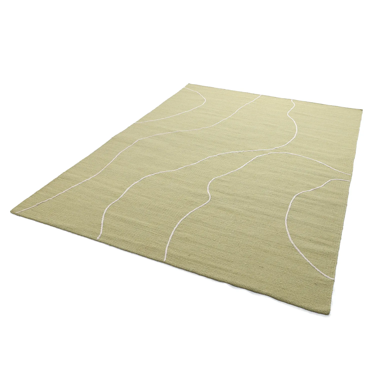 Wool rug - Viseu (green)