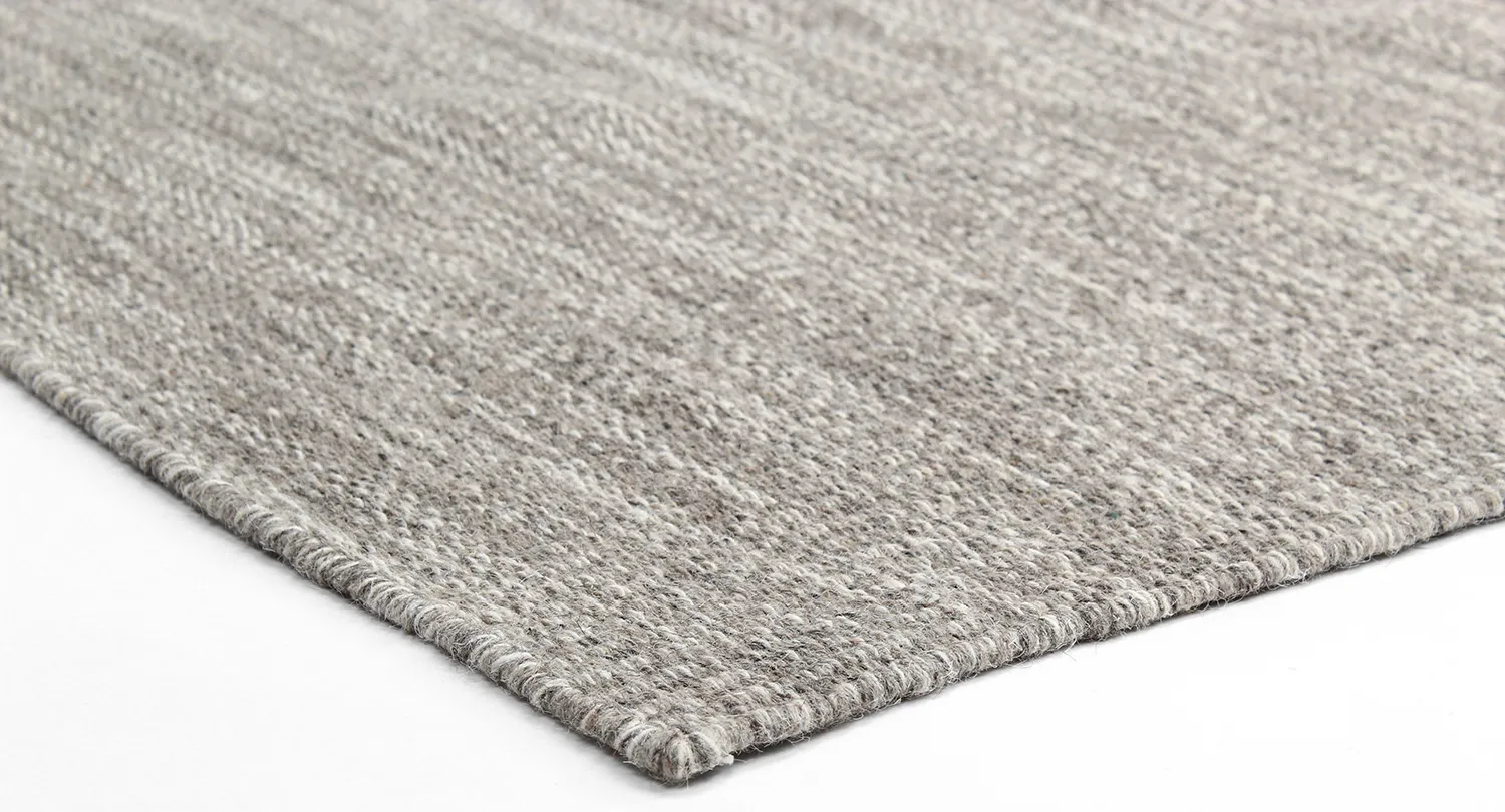 Wool rug - Dhurry (beige)