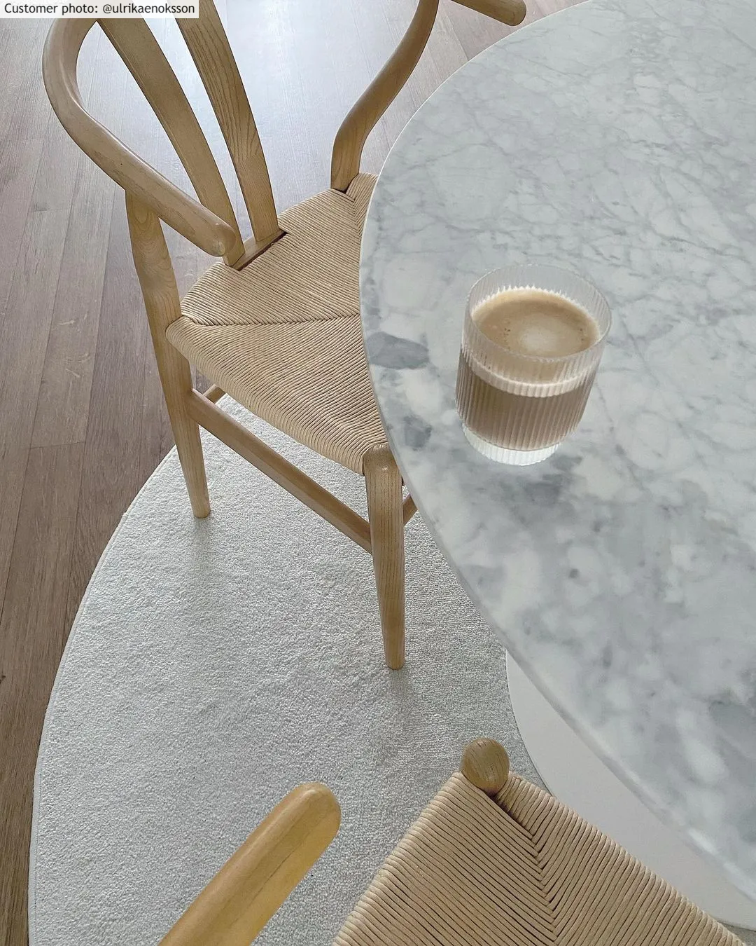 Round rug - Sunayama (white)