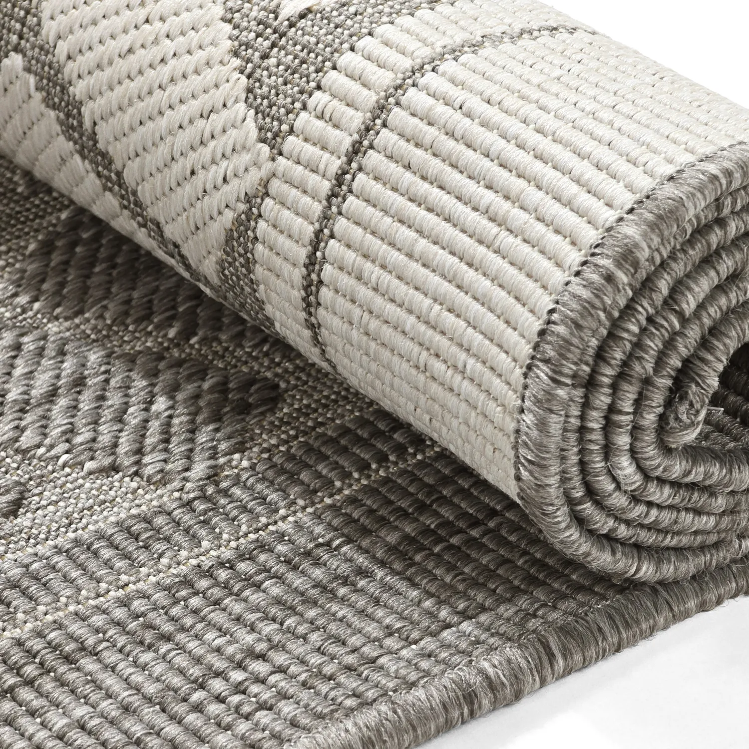 Indoor/Outdoor rug - Aria (grey)