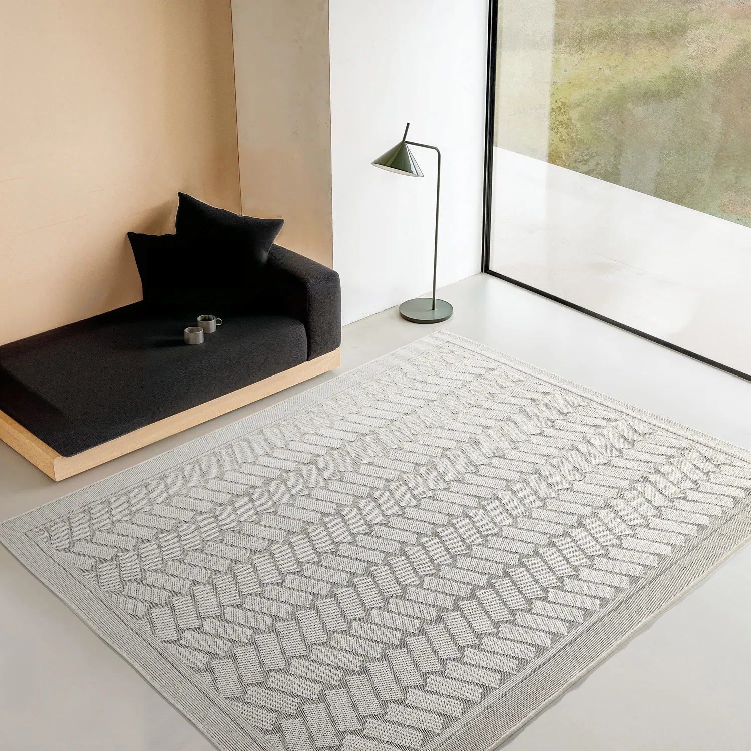 Indoor/Outdoor rug - Aria (off-white)