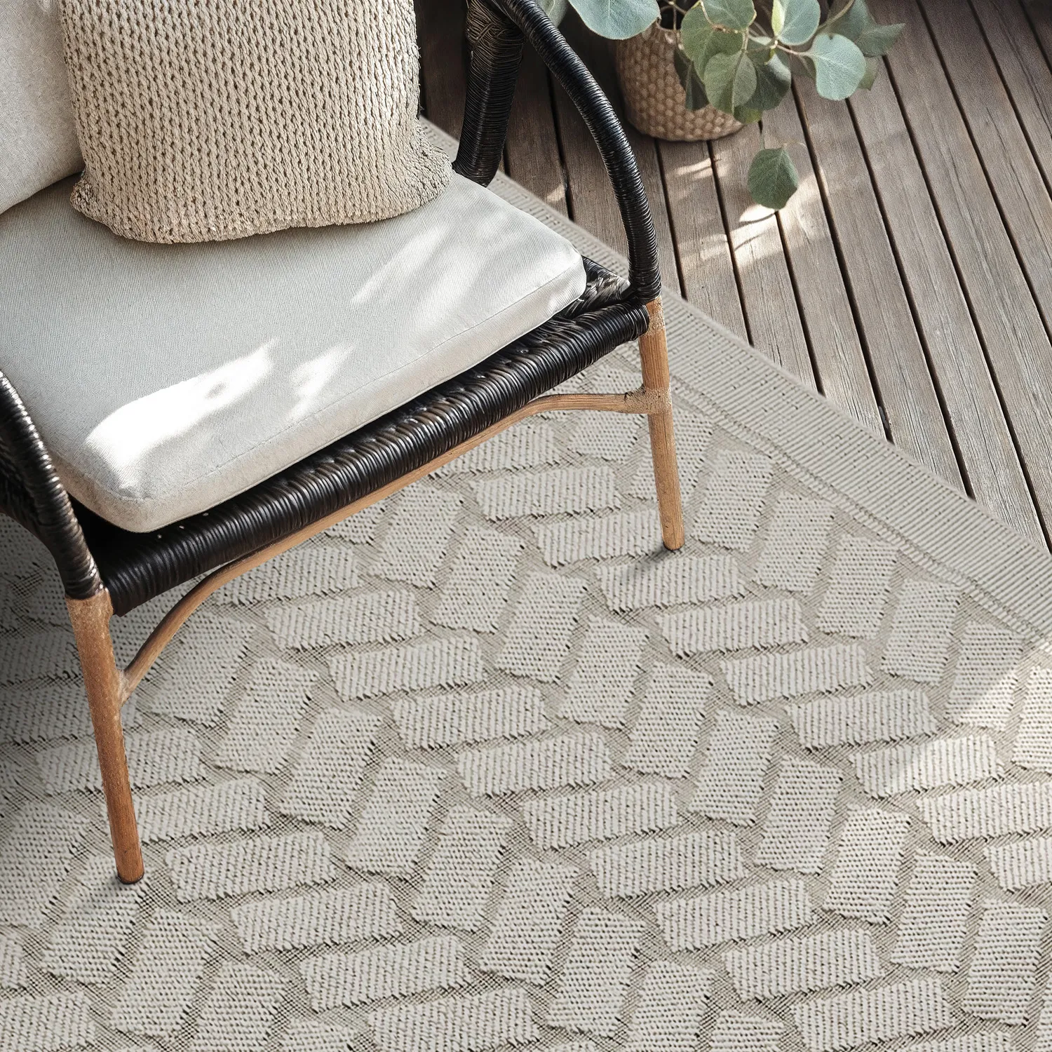 Indoor/Outdoor rug - Aria (off-white)