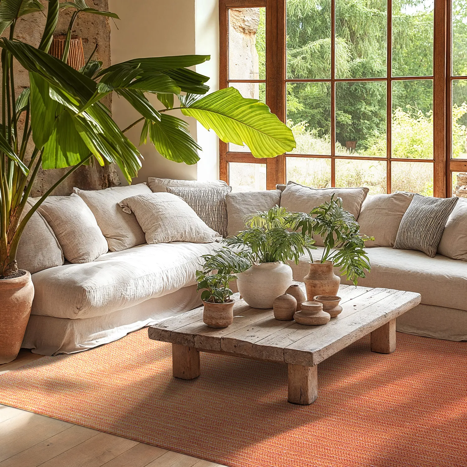 Indoor/Outdoor rug - Arlo (orange)