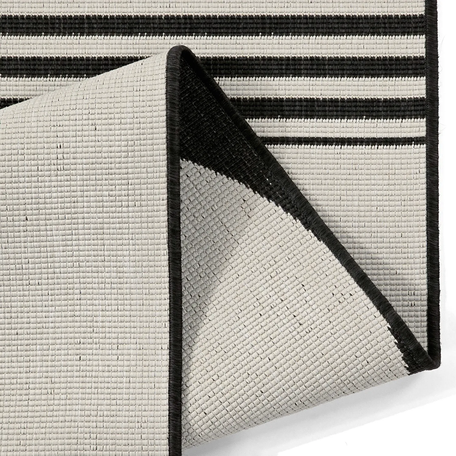 Indoor/Outdoor rug - Aurora (black/white)