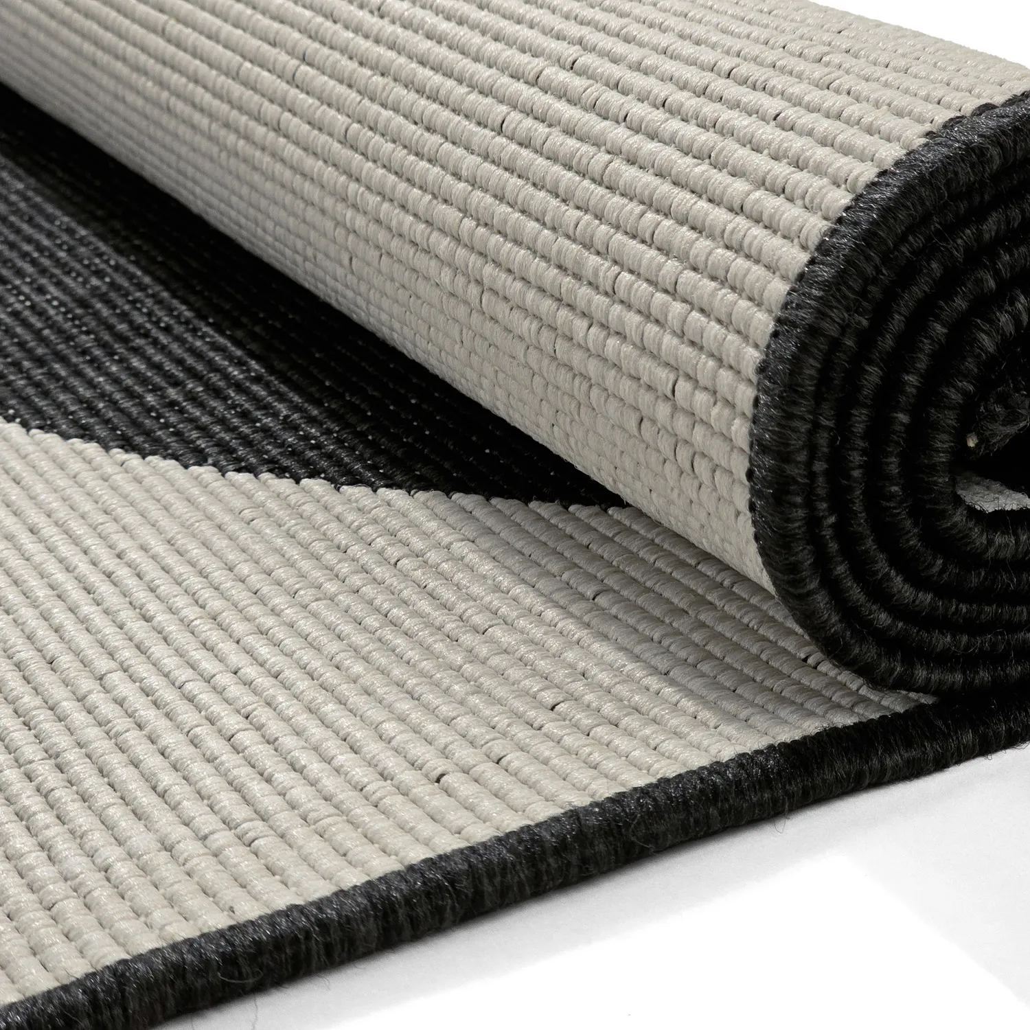 Indoor/Outdoor rug - Aurora (black/white)