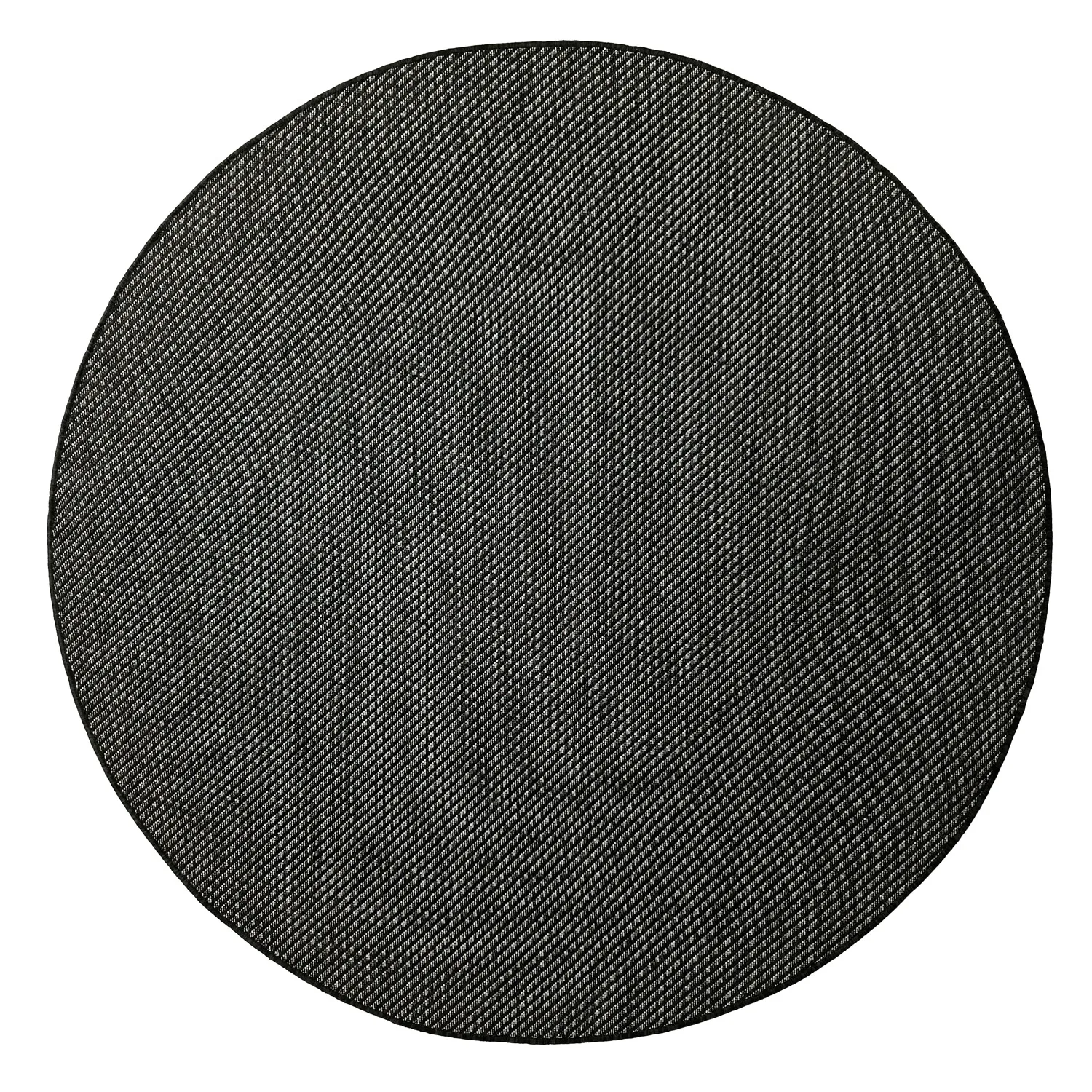 Round rug - Indoor/Outdoor Bennett (black)