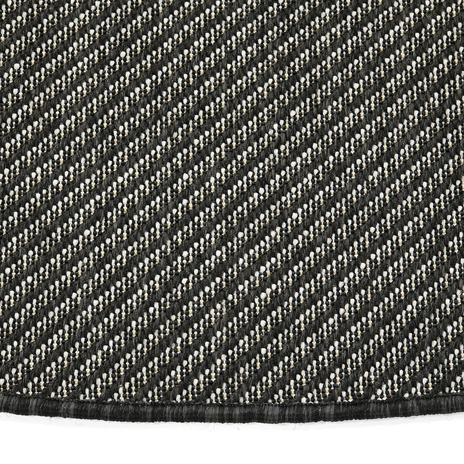 Round rug - Indoor/Outdoor Bennett (black)