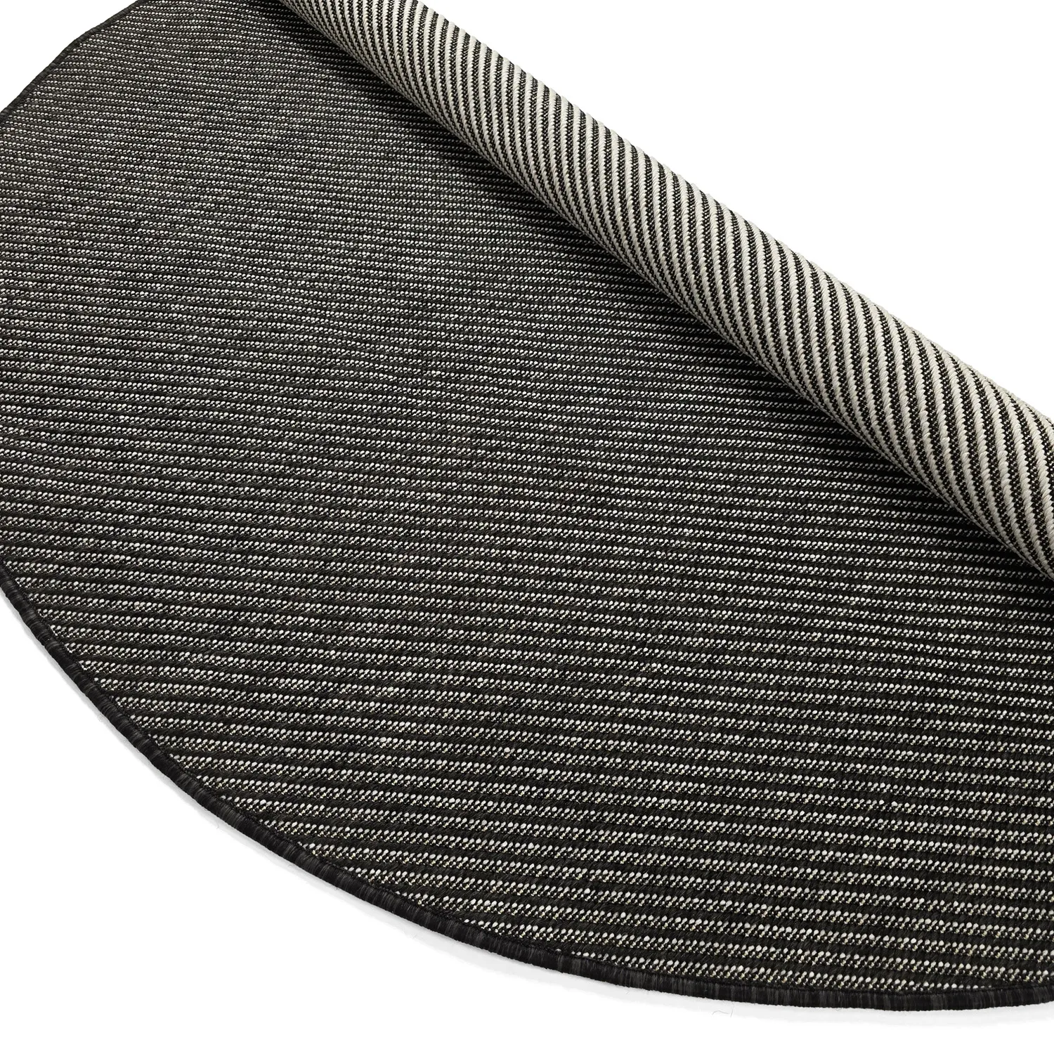Round rug - Indoor/Outdoor Bennett (black)