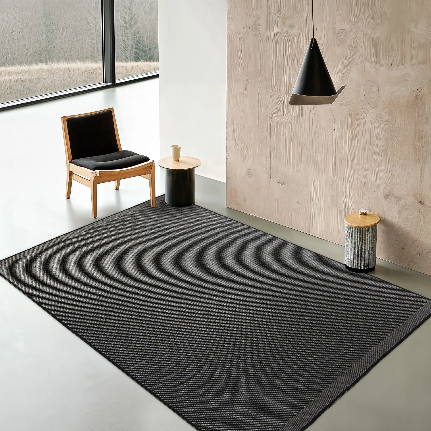 Indoor/Outdoor rug - Bennett (black)