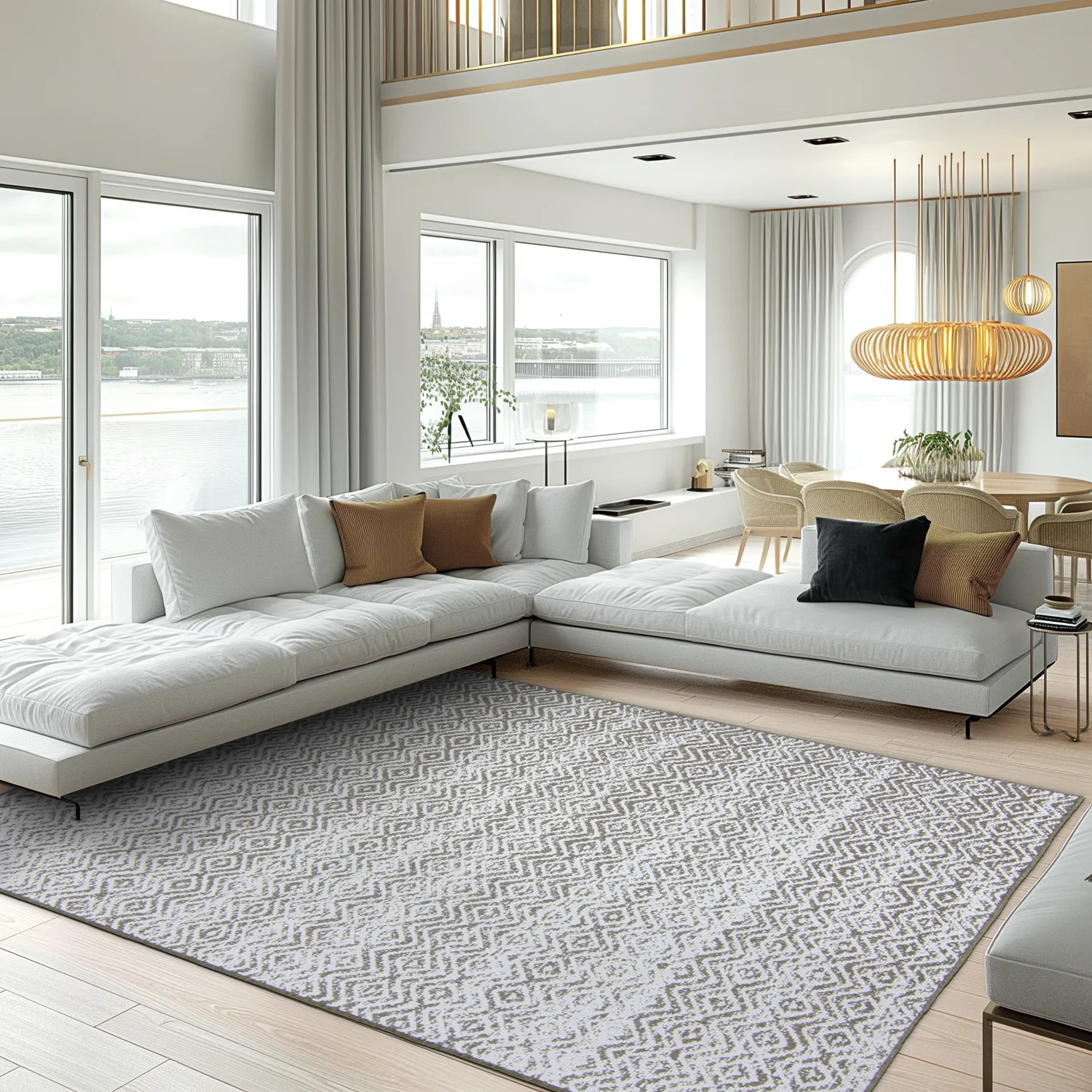 Indoor/Outdoor rug - Harstad (brown)