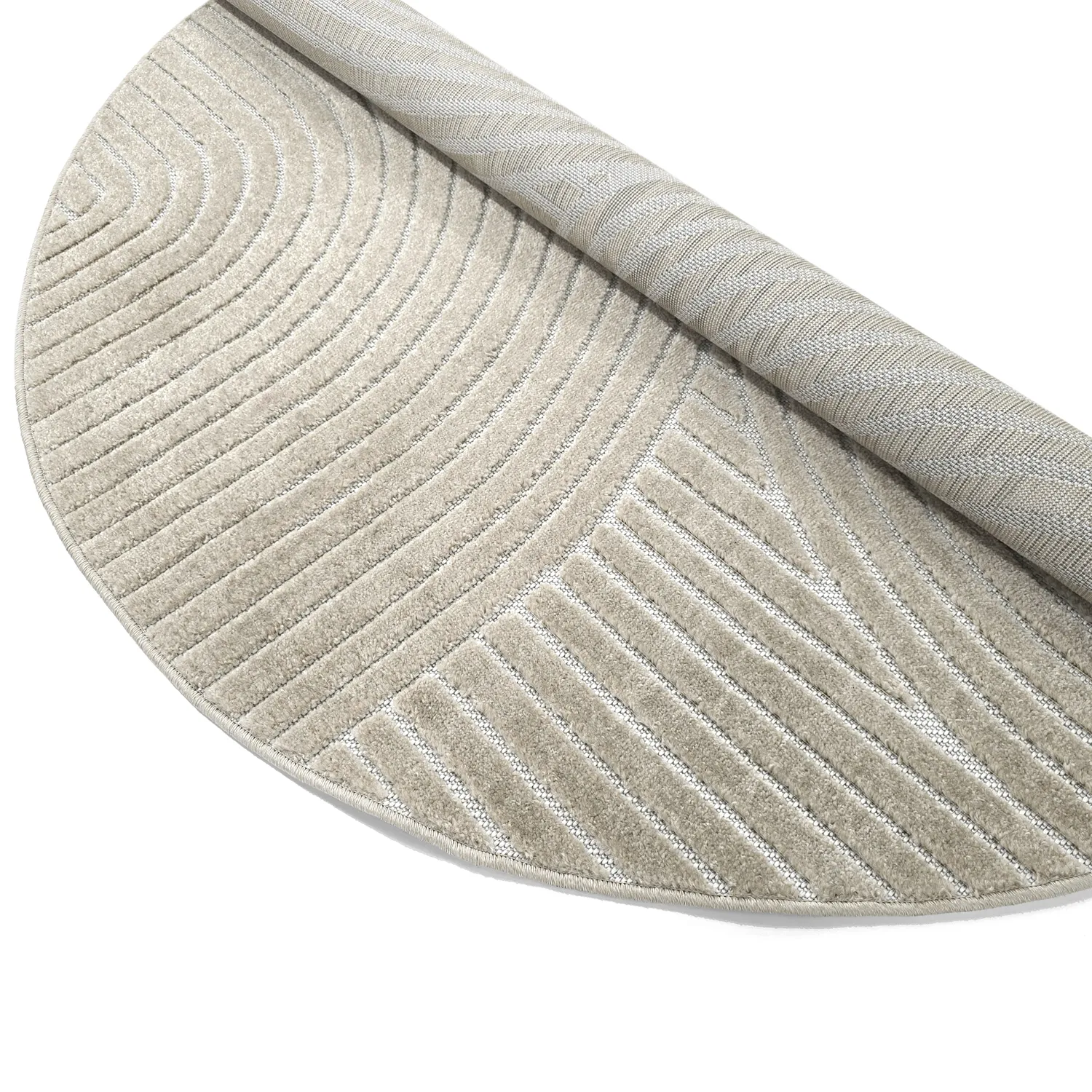 Round rug - Indoor/Outdoor Devon (beige)