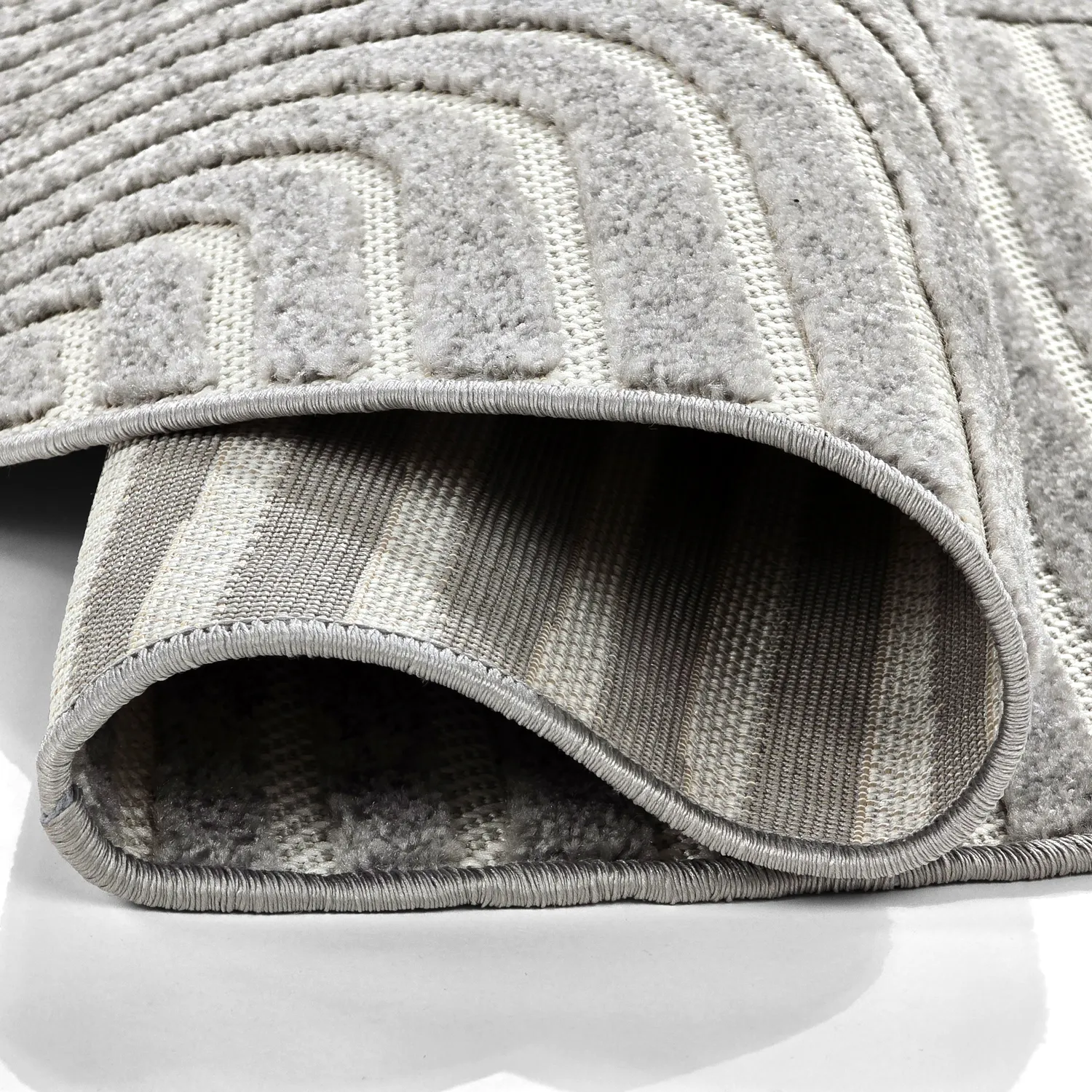 Round rug - Indoor/Outdoor Devon (grey)