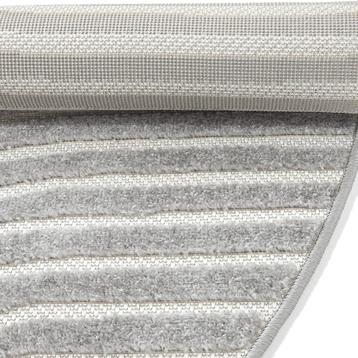 Round rug - Indoor/Outdoor Devon (grey)