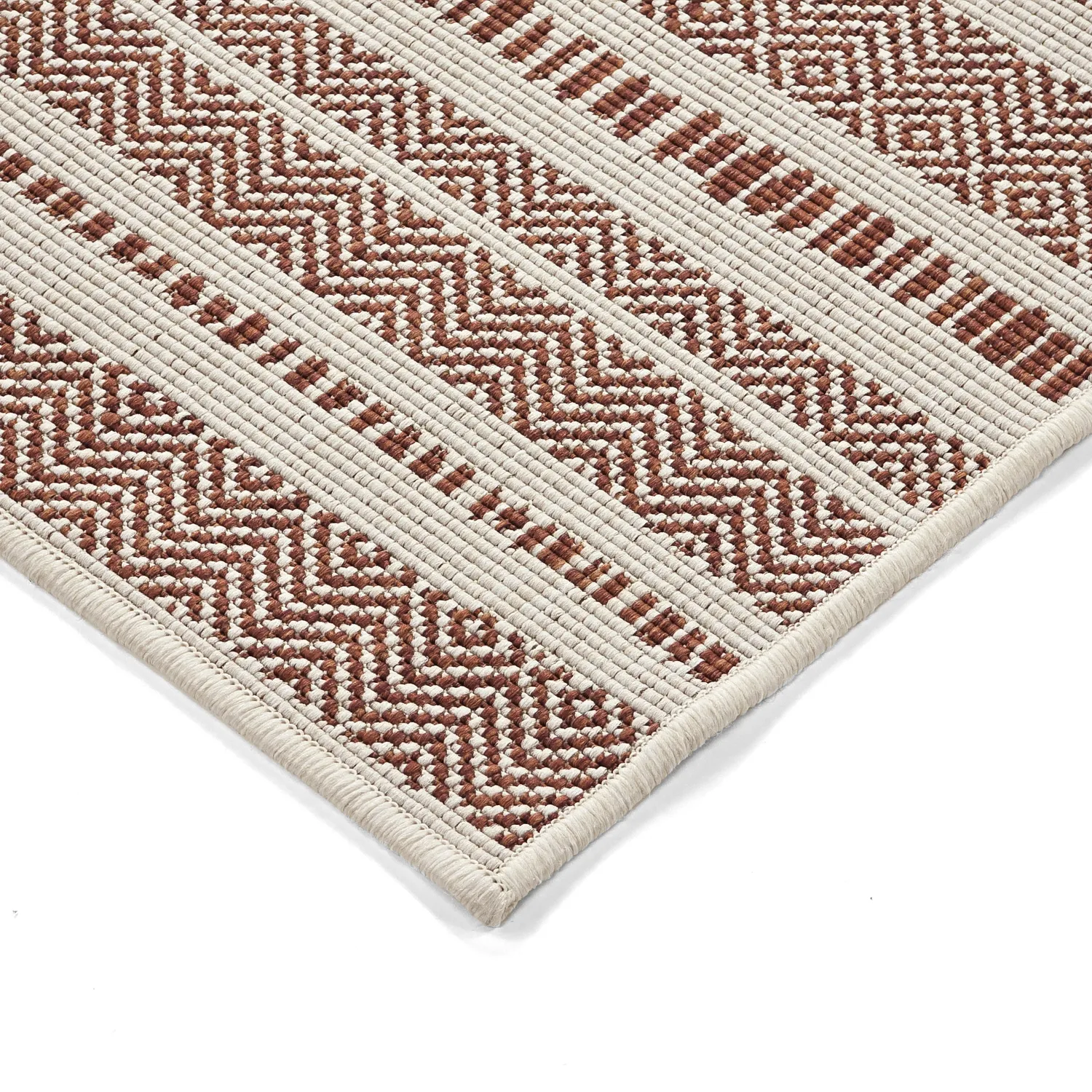 Indoor/Outdoor rug - Ethan (orange)